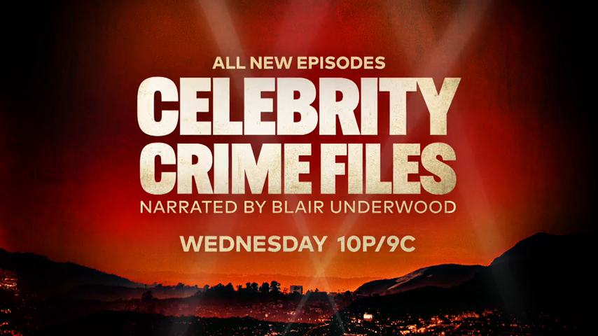 Celebrity Crime Files Promo Cover Art