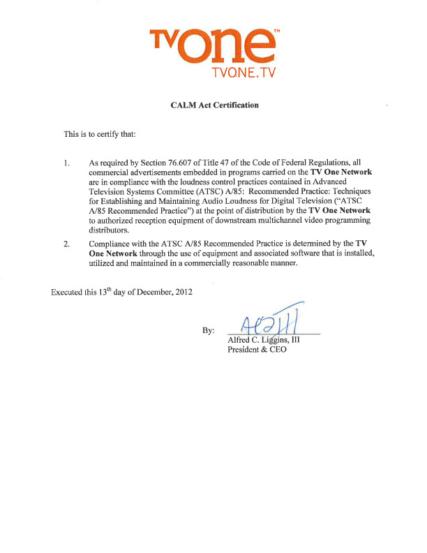 FCC Calm Act